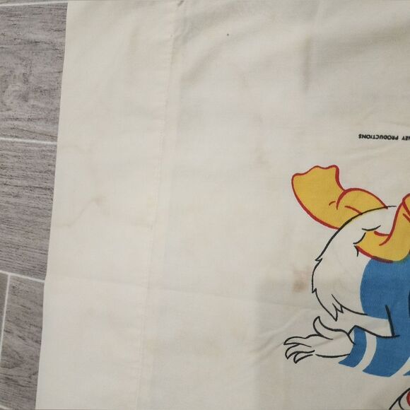 Vintage Disney Mickey Mouse, Donald Duck and Goofy Print Pillow Sham - Picture 10 of 17